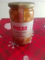 Garbanzos con boletus