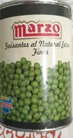 Guisantes al natural