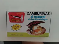 Zamburiñas al natural