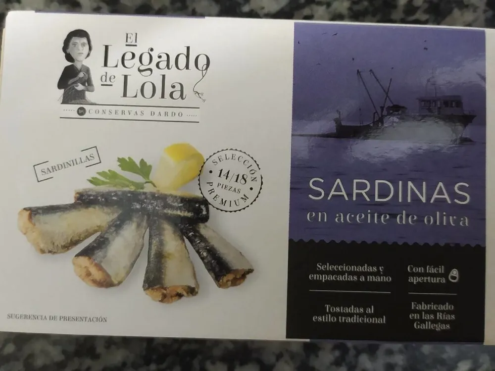 Sardinas en aceite de oliva