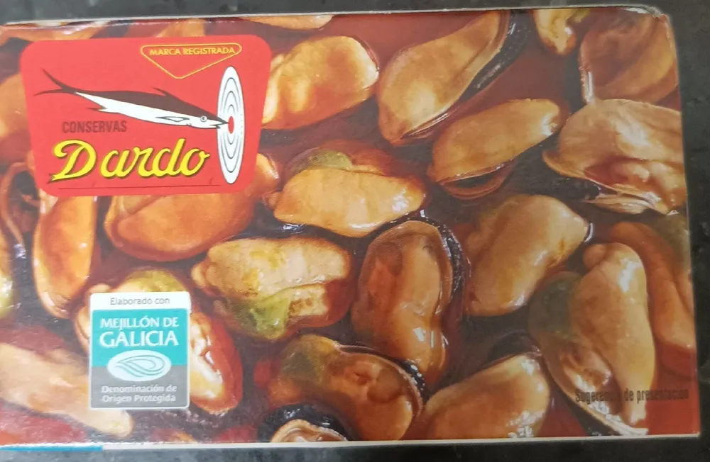 Conservas dardo mejillones