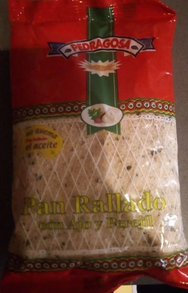 Pan rallado con ajo y perejil