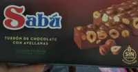 Turrón de chocolate con avellanas