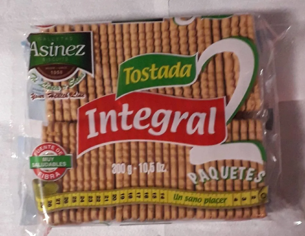 Galletas tostada integral