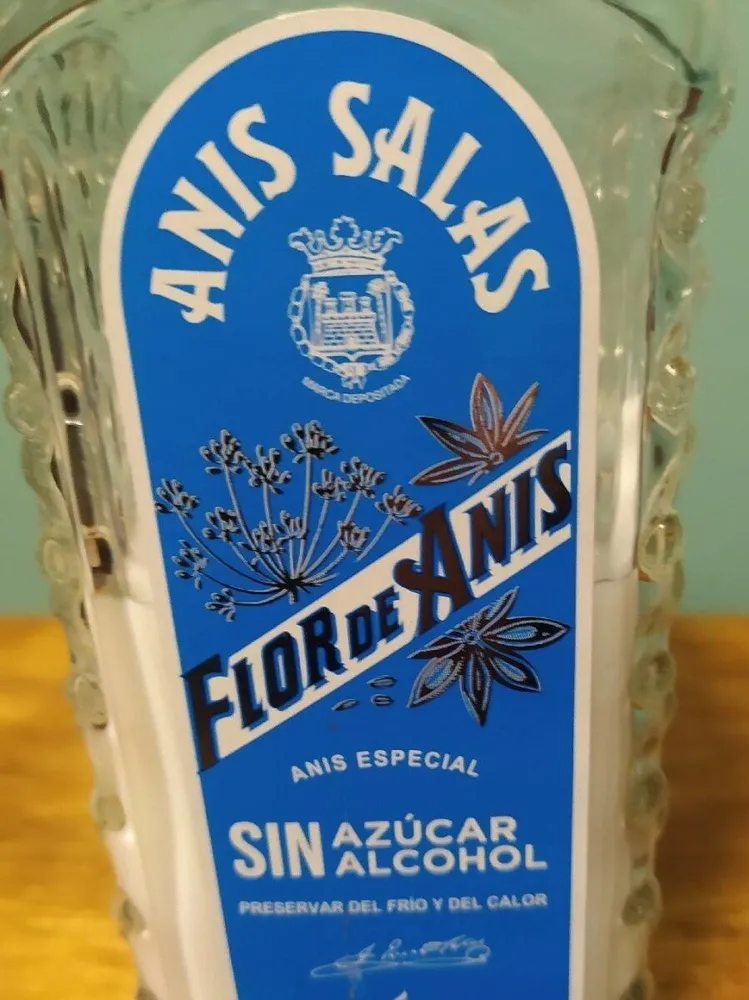 Anís Salas sin alcohol