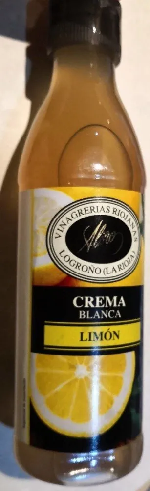 Crema blanca limón