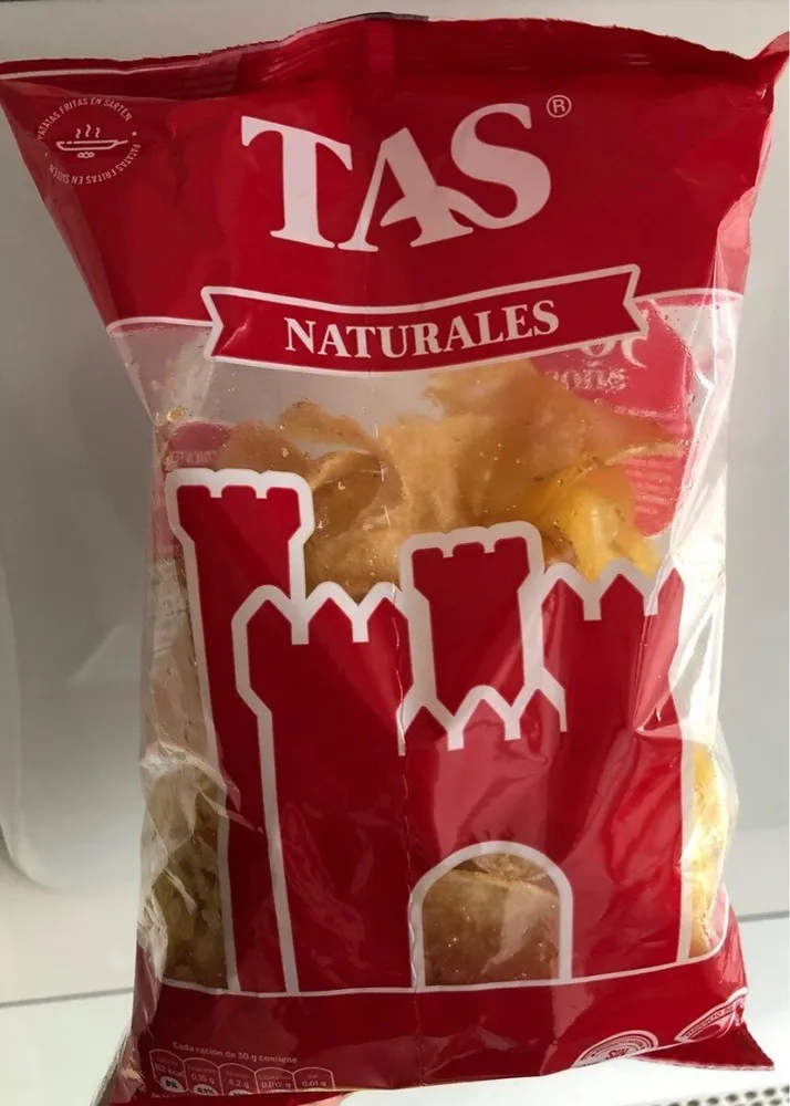 Patatas fritas naturales en sartén
