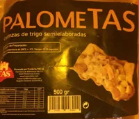 Palometas cortezas de trigo semielaboradas