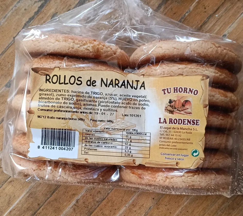 Rollos de naranja sur