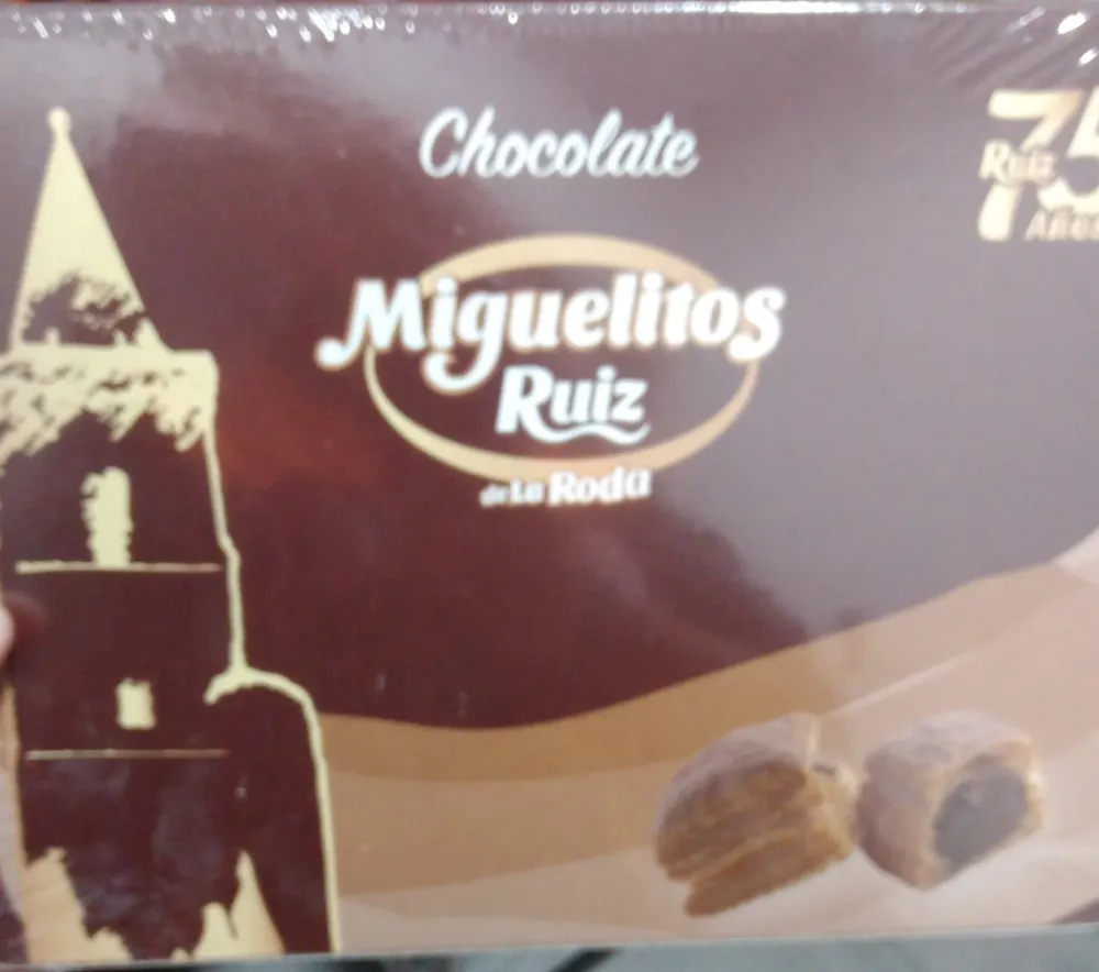 Miguelitos de chocolate