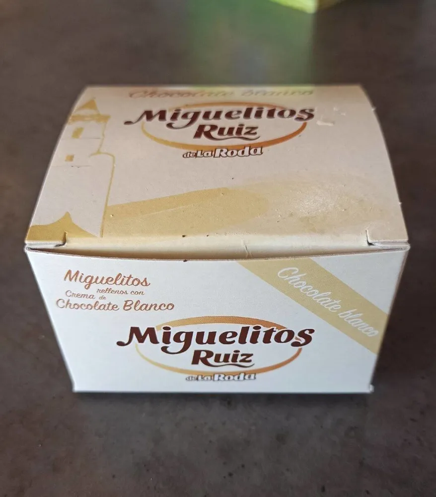 Miguelitos chocolate blanco