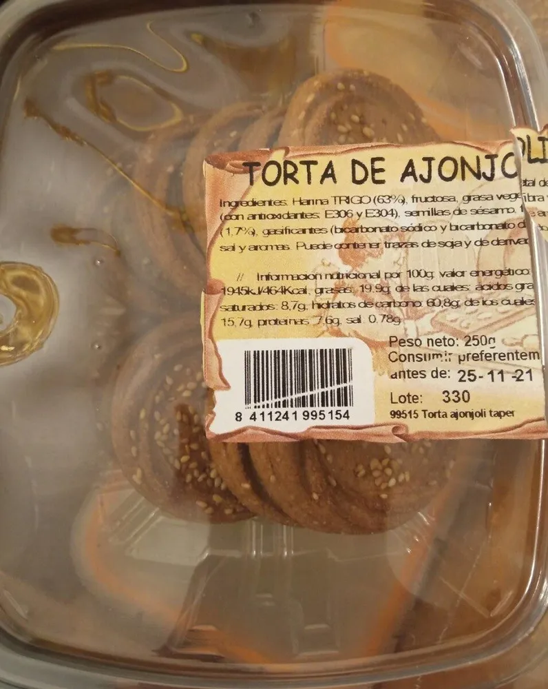 Torta de Ajonjolí