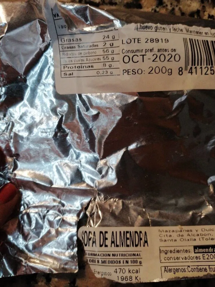 Sopa de almendra