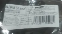 Mazapán sin azúcar