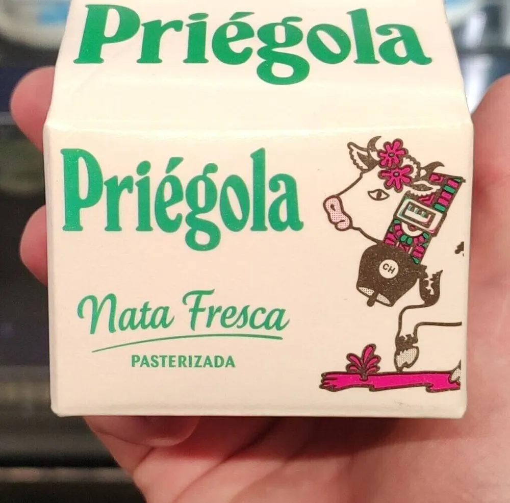Nata líquida fresca pasteurizada para montar y cocinar
