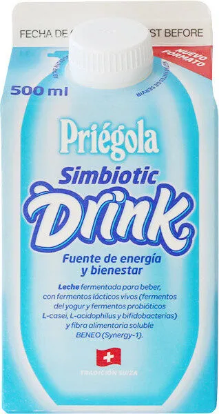Simbiotic drink bebida a base de leche fermentada