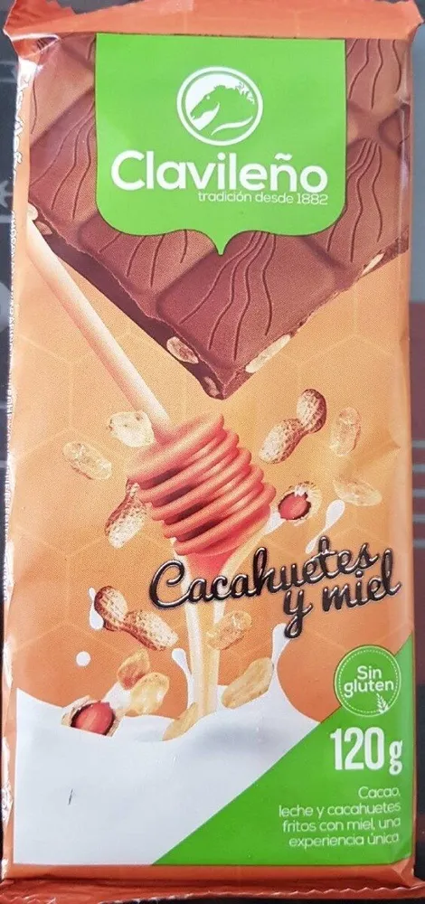 Chocolate con cacahuetes y miel