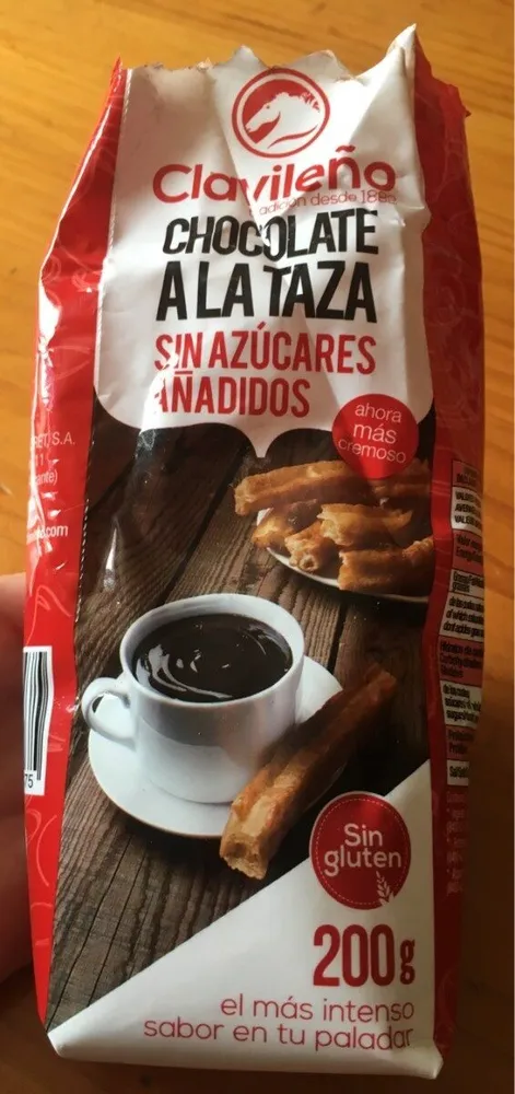 Chocolate a la taza sin azúcares