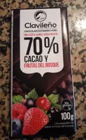 Chocolate negro 0% azúcares añadidos Frutas del Bosque