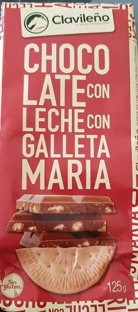 Chocolate con leche con galleta Maria