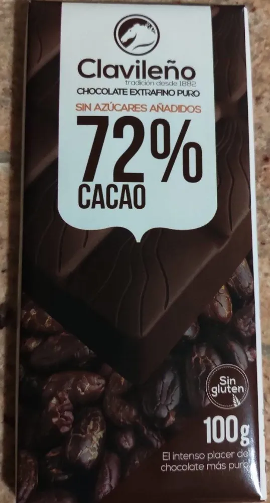 Chocolate Extrafino 72% Cacao