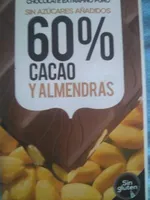 Chocolate extrafino puro de cacao con almendras