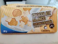 Chocolate blanco con galleta maría