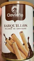 Barquillos de chocolate