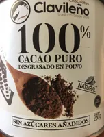 Cacao puro 100% desgrasado en polvo