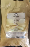 Chocolate blanco en gotas