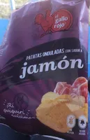 Patatas onduladas con sabor a jamon