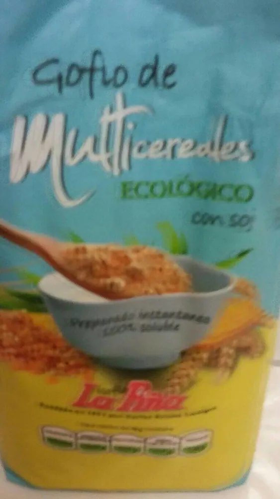 Gofio de multicereales ecolôgico con soja