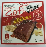 gofibar plátano y pasta de higos