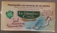 Mantequilla con escamas de sal marina