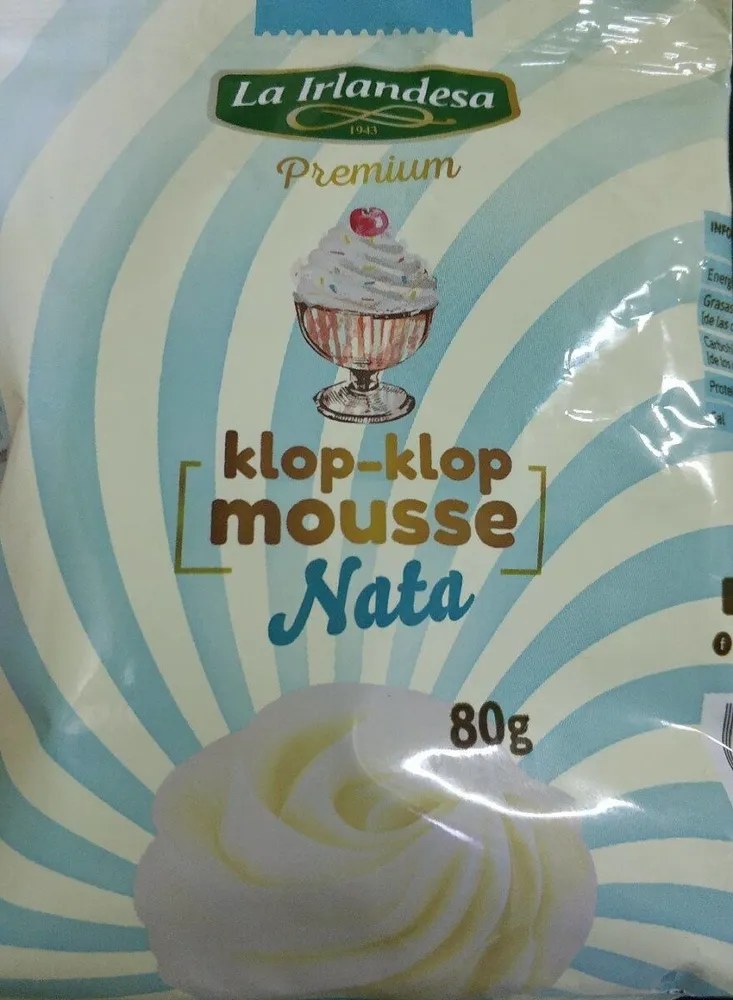 Klop-klop mousse Nata