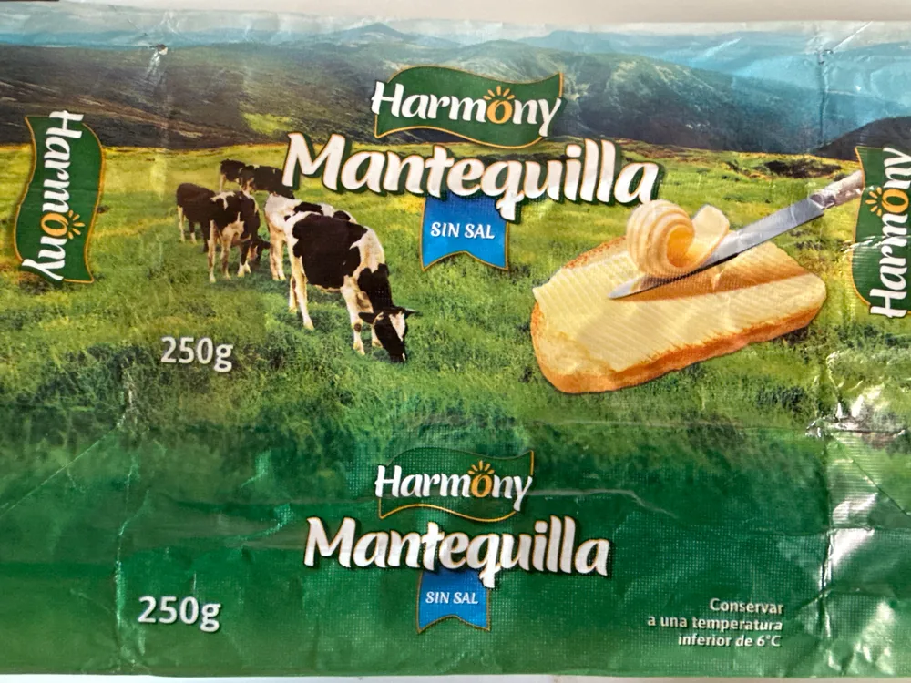 Mantequilla sin sal