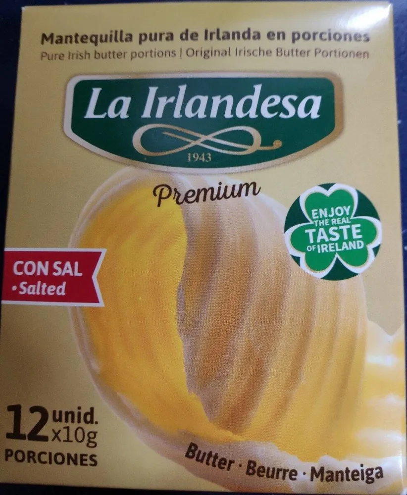 Mantequilla en porciones