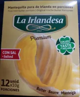 Mantequilla en porciones