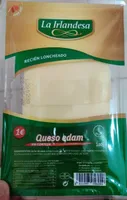 Queso edam sin corteza recién loncheado