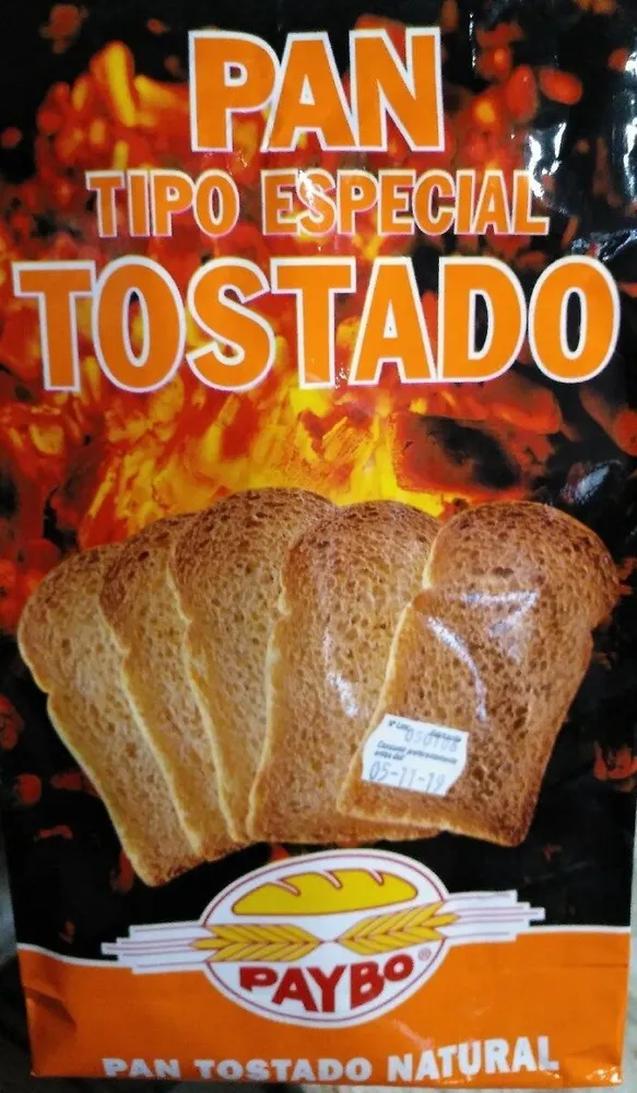 Pan tipo especial tostado