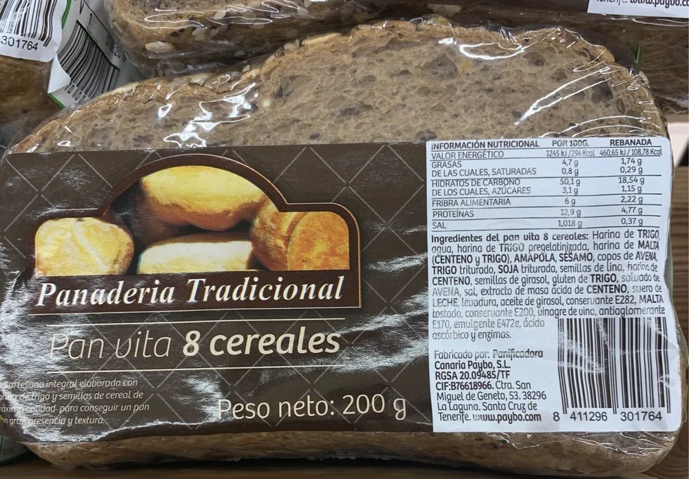 Pan vita 8 cereales