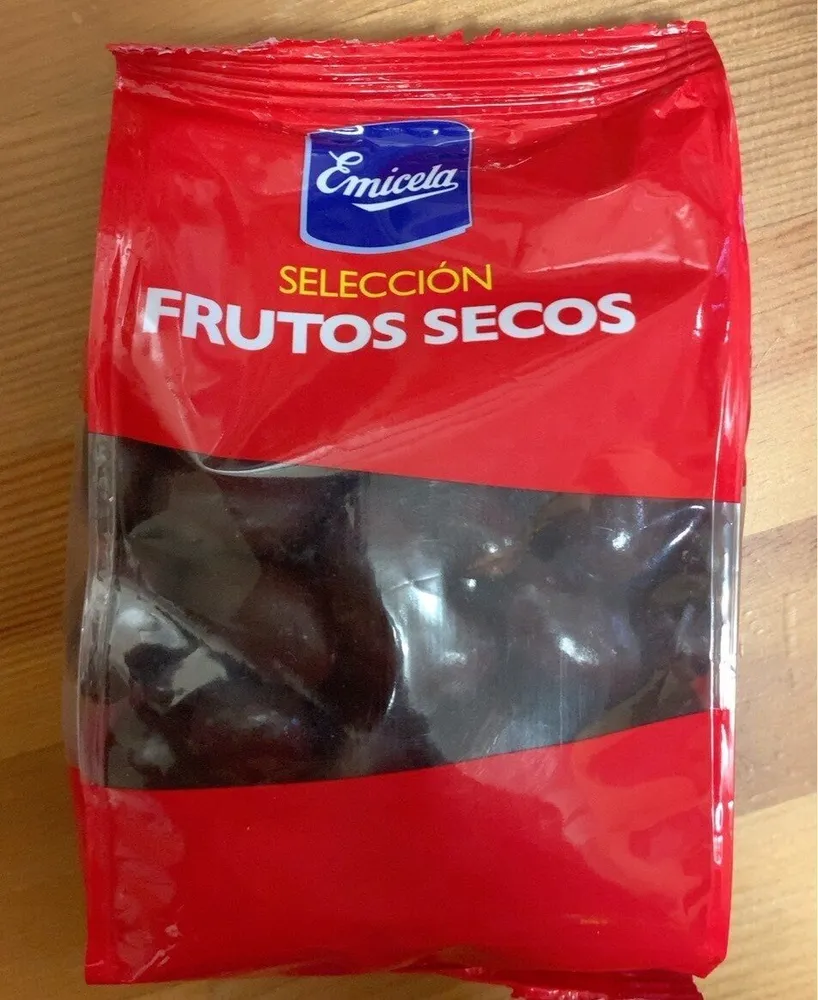Almendras con cobertura de chocolate negro
