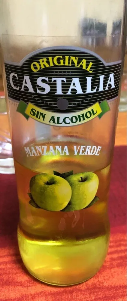 Licor manzana sin alcohol