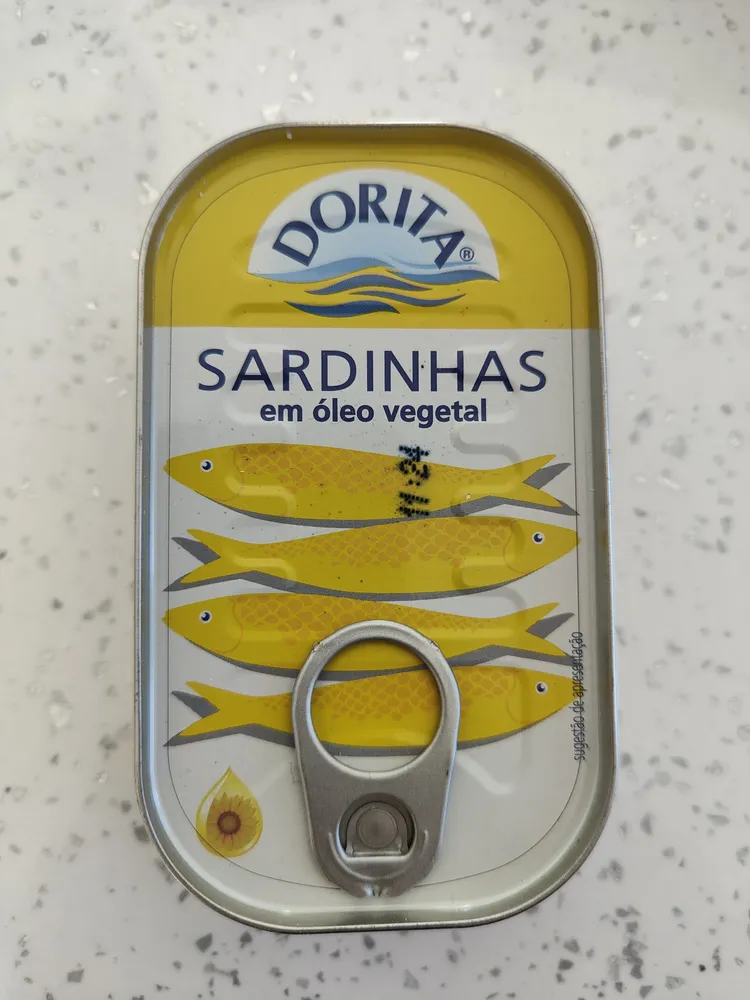 Sardinhas em óleo vegetal