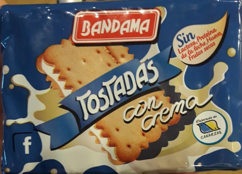 Tostadas con crema