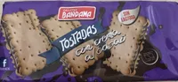 Galletas bamdama tostadas con crema de cacao
