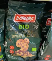 Bio galleta de cacao con chips de chocolate