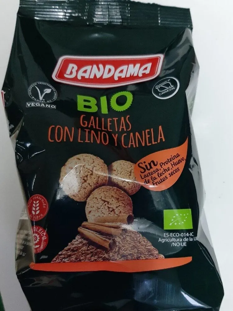 Galletas lino y Canela  Bio