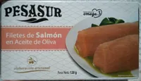 Filetes de salmón en aceite de oliva