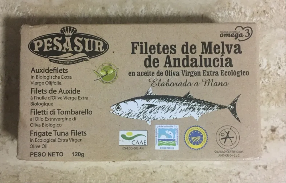 Filetes de Melva de Andalucia
